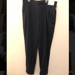 Uniqlo new with tags black drape jogger trousers